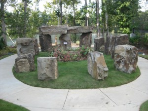 Stonehenge along the Riverwalk