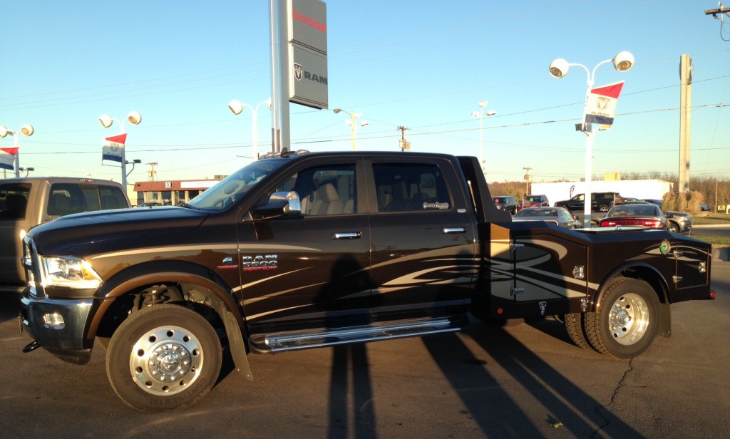 Ram 5500 with maximum towing package and custom bed