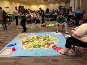 Giant Settlers of Catan board game