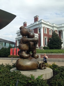 Sculpture at the Hunter Art Museum