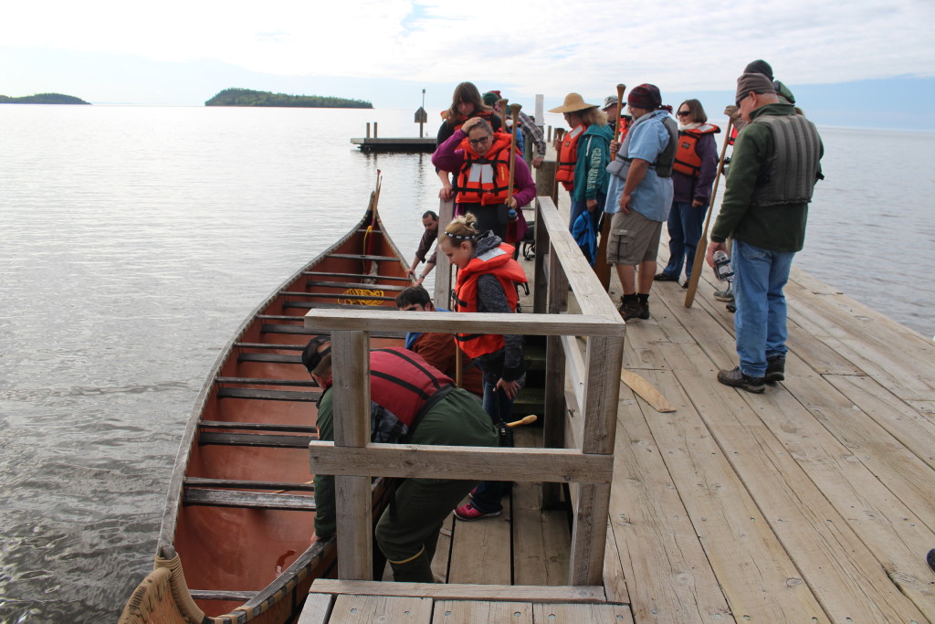 Canoeing on Lake Superior Sharing Horizons