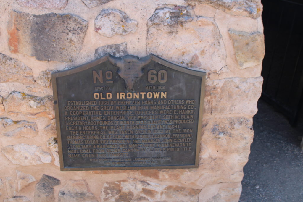 Old Iron Town, A Ghost Town Near Cedar City Utah Sharing Horizons